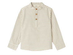 Lil Atelier turtledove checkered shirt